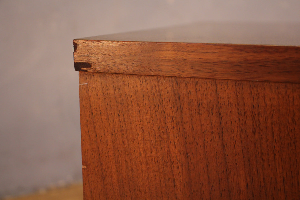 Stanley Mid Century Two-Drawer Nightstand