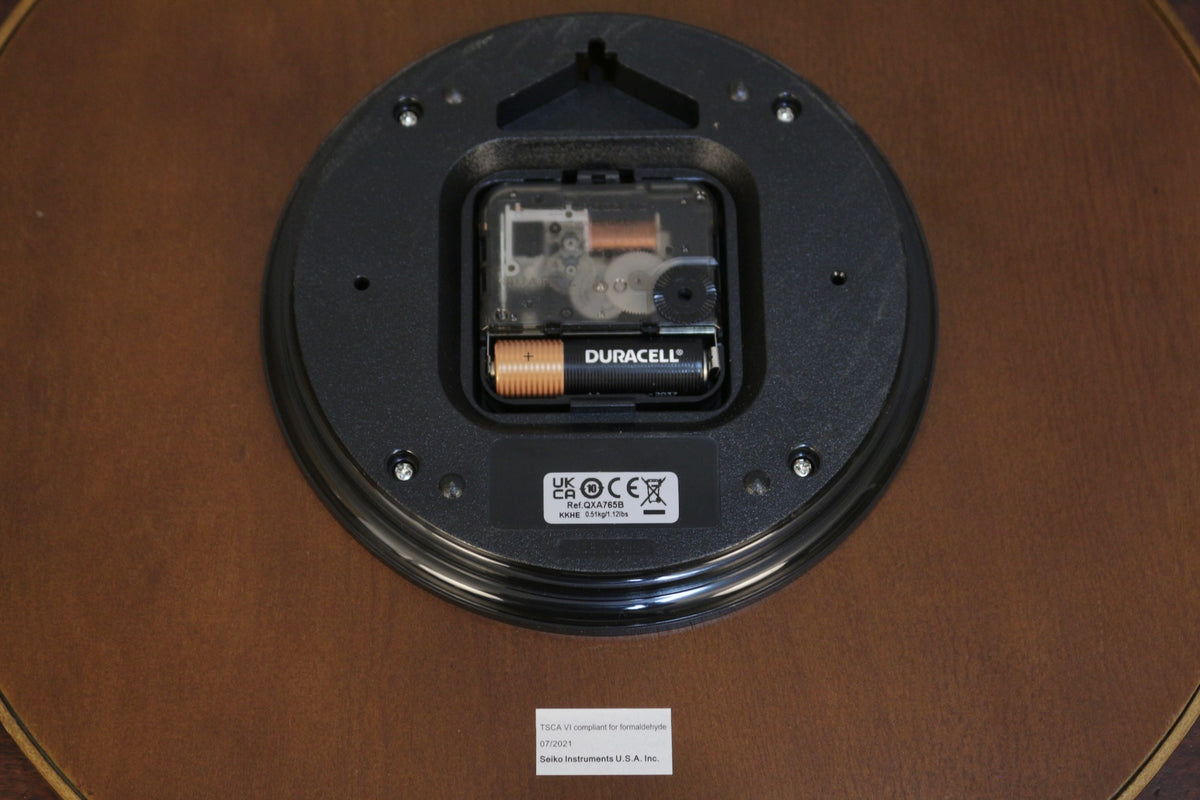Modern Seiko "Maddox" Wall Clock