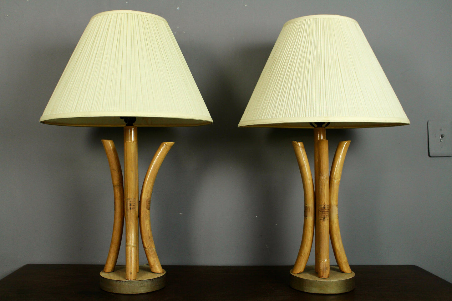 Rattan & Bamboo Table Lamp