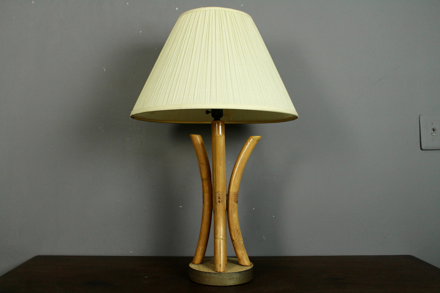 Rattan & Bamboo Table Lamp