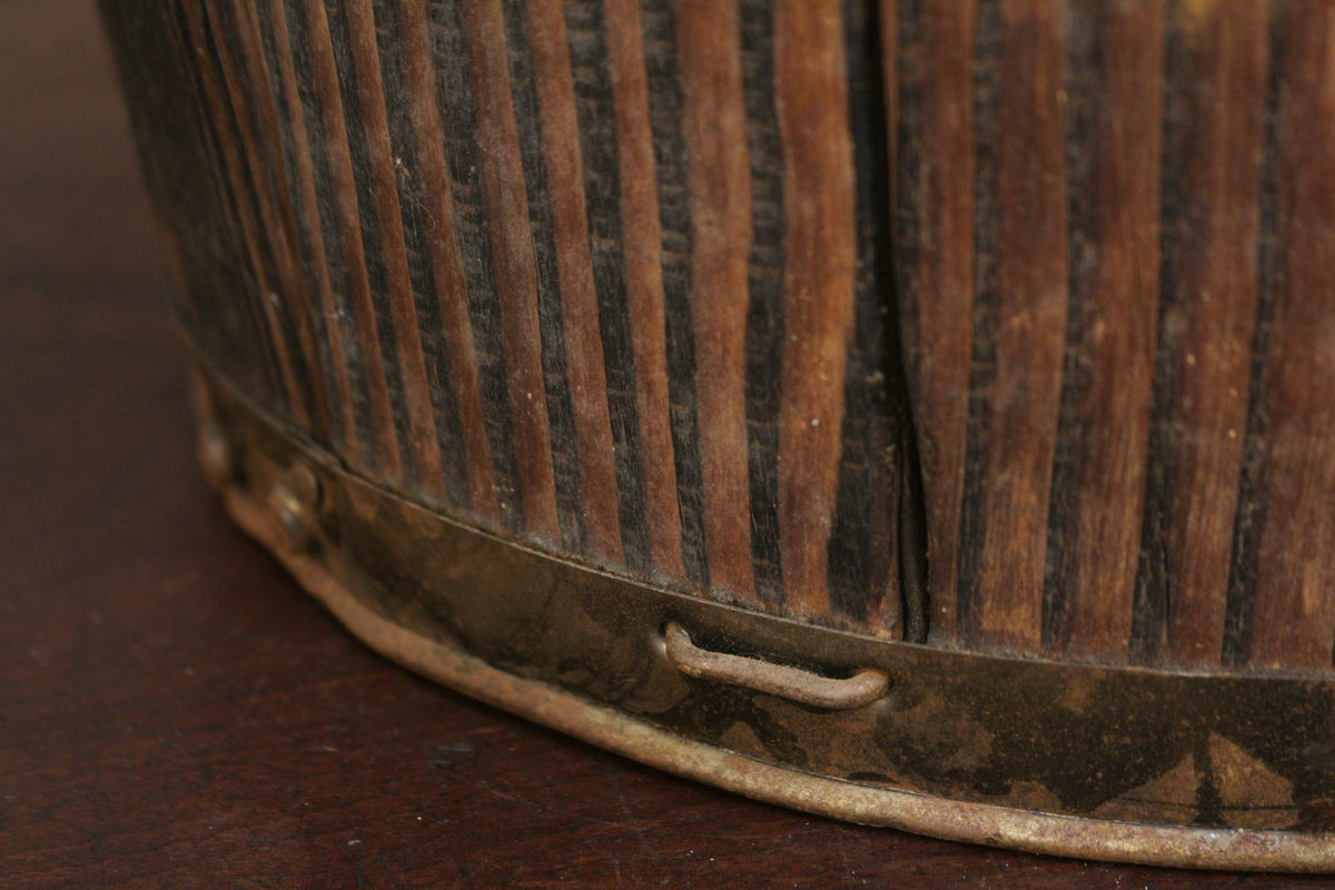 Rustic Wooden Barrel
