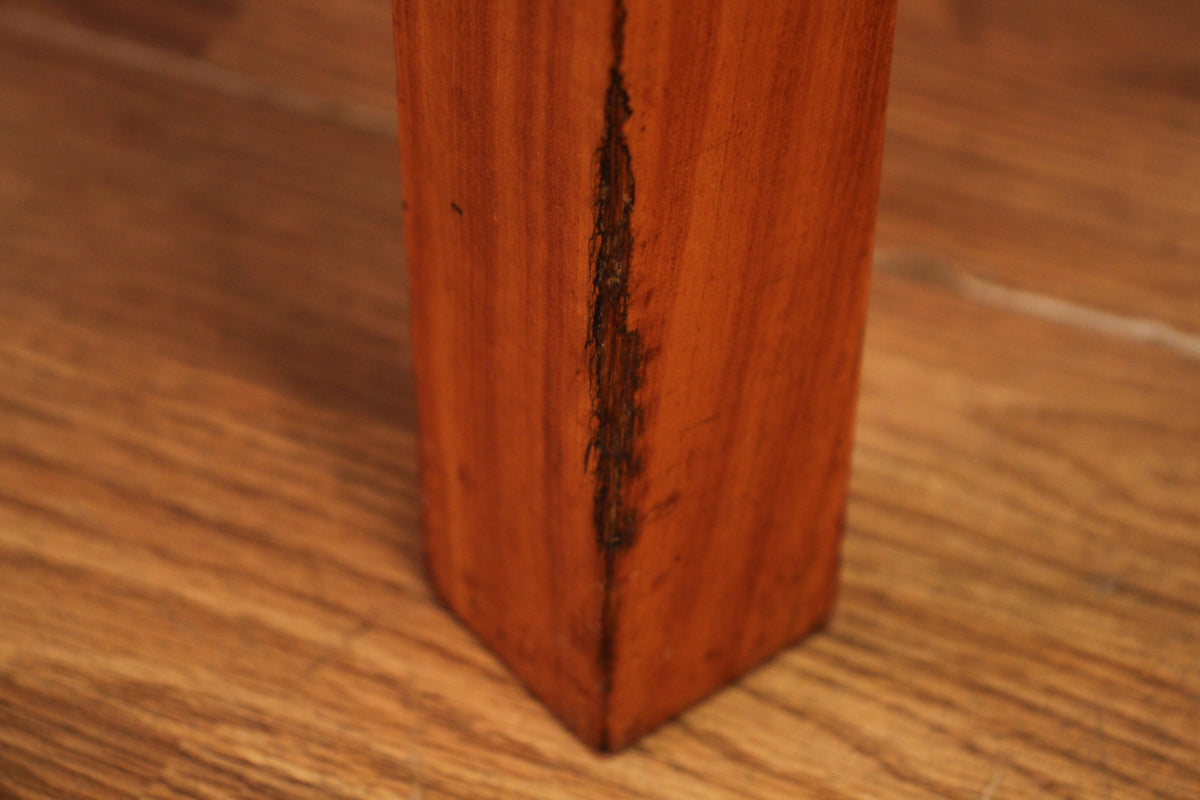 Boxy Marble-Top 1-Drawer End Table