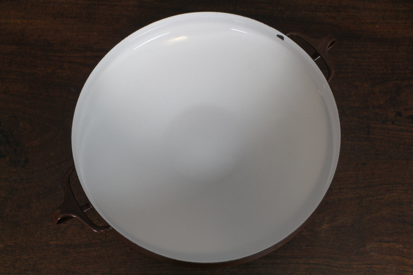 Dansk Cocoa Enamel Paella Dish