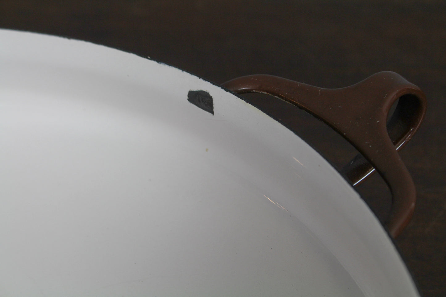 Dansk Cocoa Enamel Paella Dish