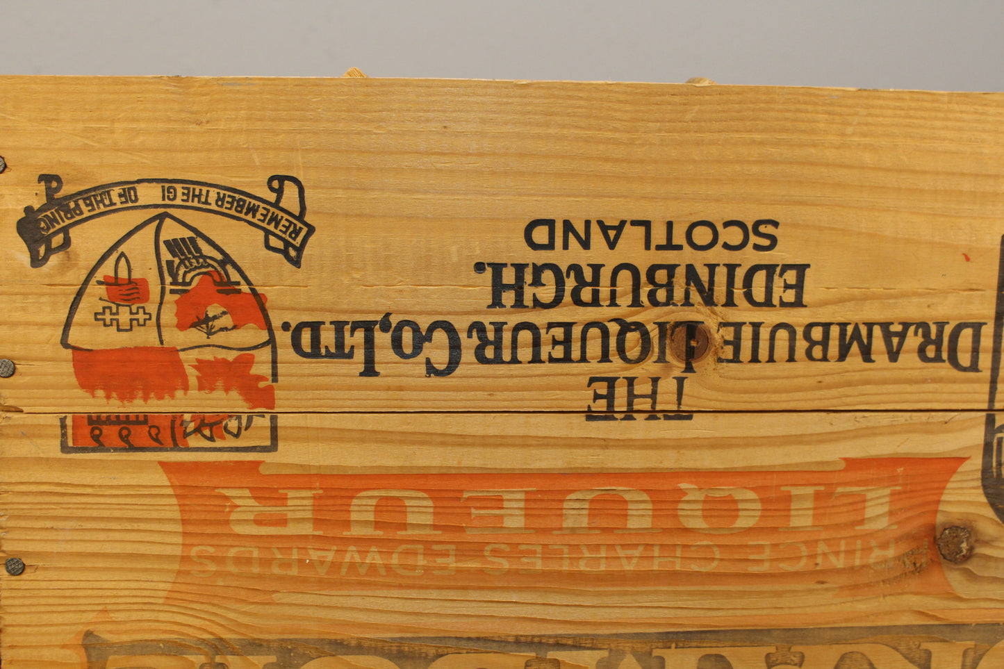 Rustic Wooden Drambuie Crate
