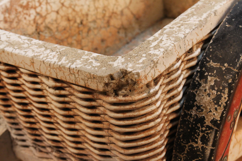 Cement Wheelbarrow Planter - ONLINE ONLY