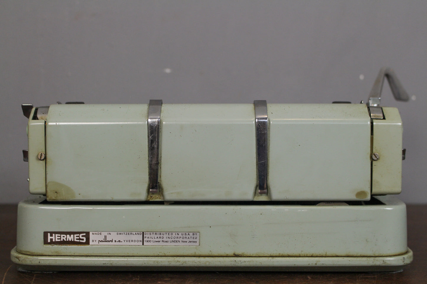 1960s Hermes 3000 Seafoam Typewriter