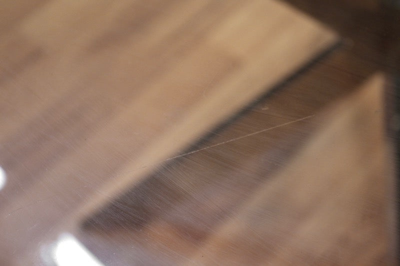Geometric Chrome & Glass Coffee Table – ONLINE ONLY