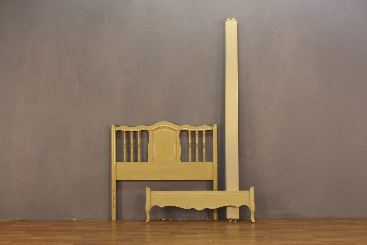 Henry Link Pistachio Provincial Twin Bed Frame - ONLINE ONLY
