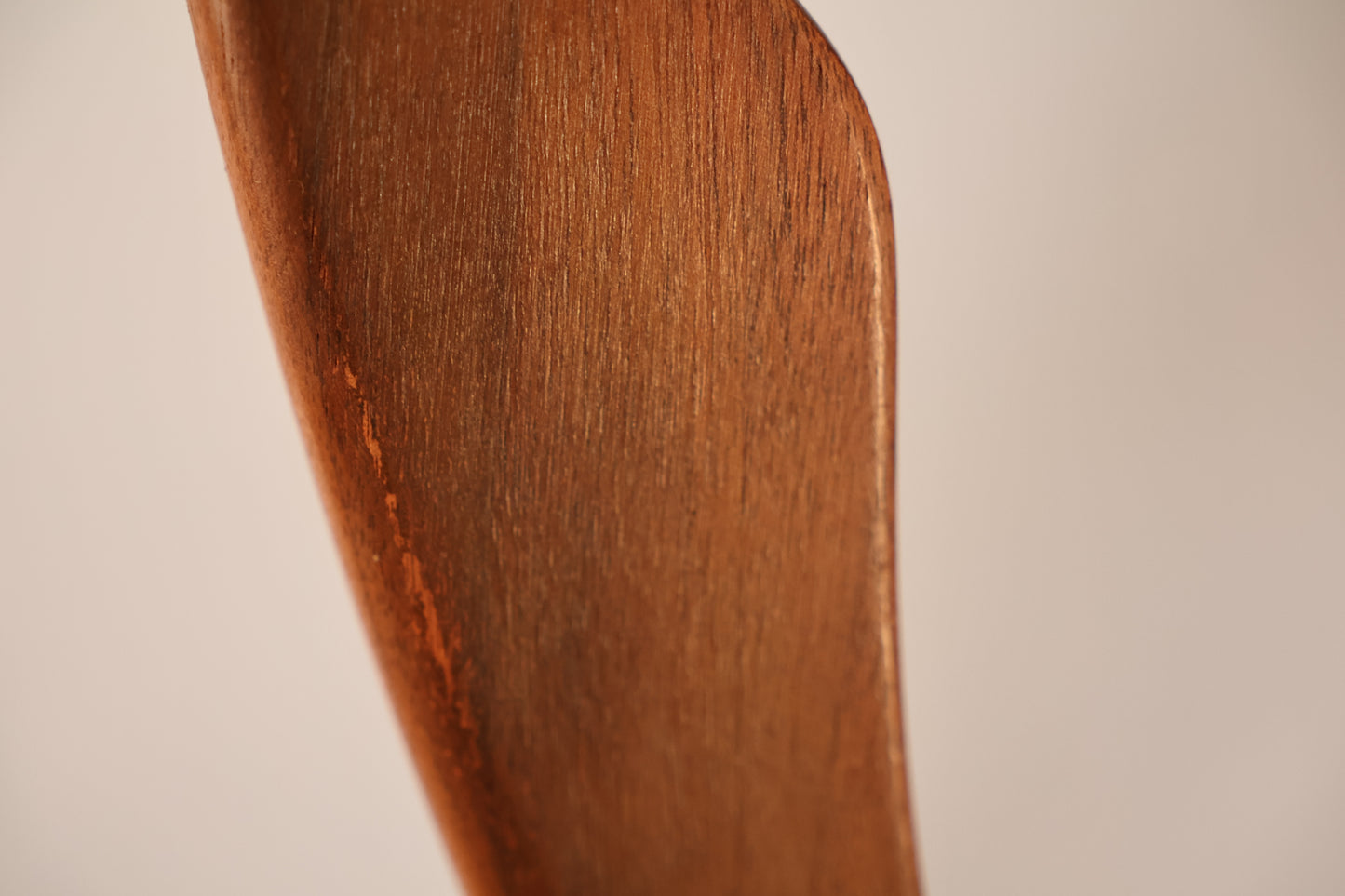 Mid Century Walnut Hourglass Table Lamp