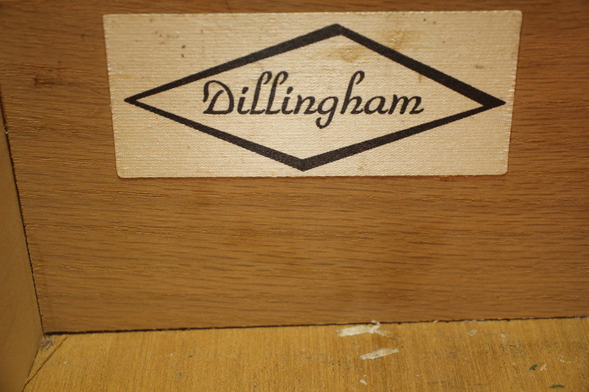 Dillingham Mid Century Walnut 3-Drawer Credenza