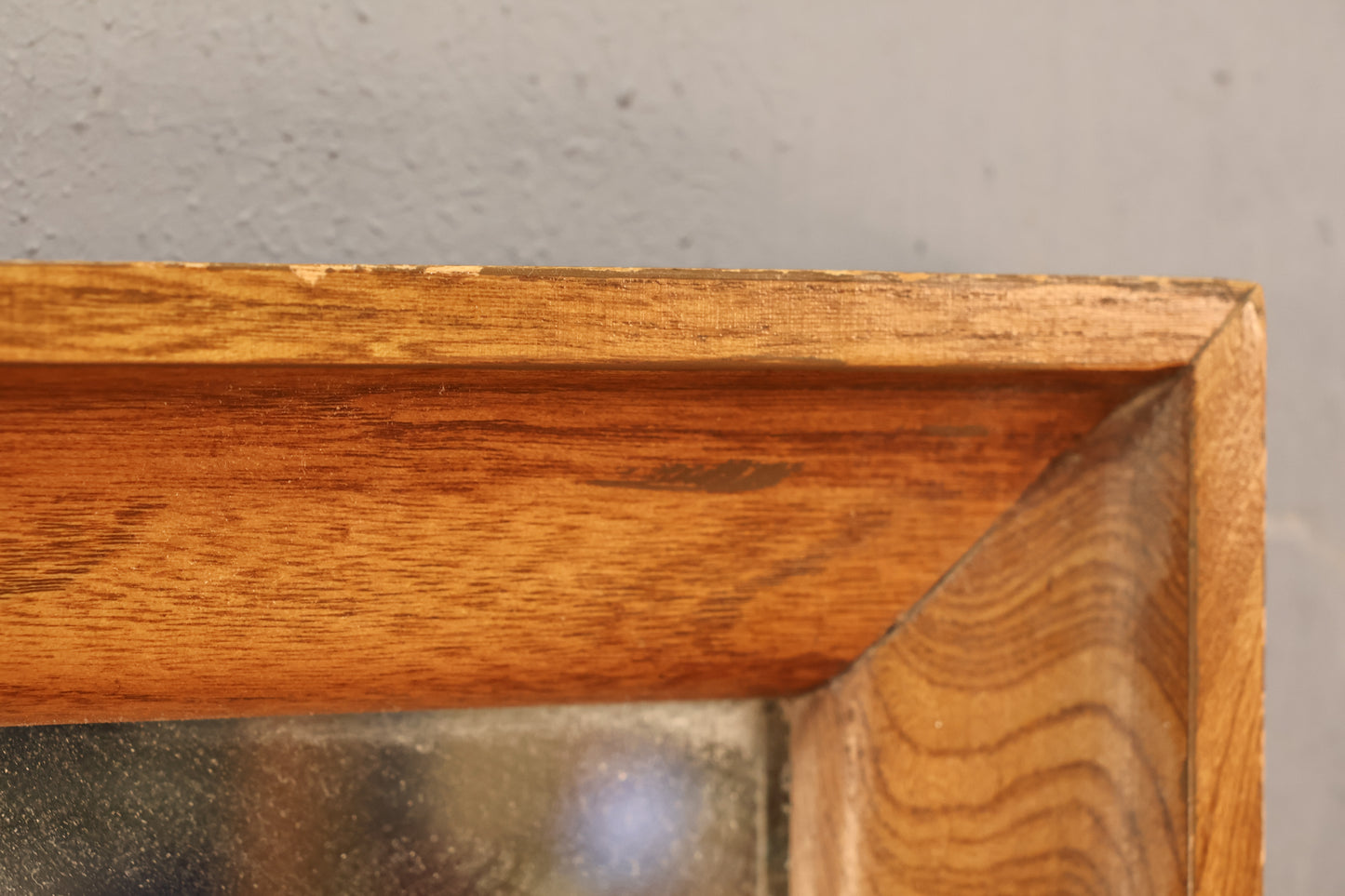 Large Walnut Full-Length Mirror - ONLINE ONLY