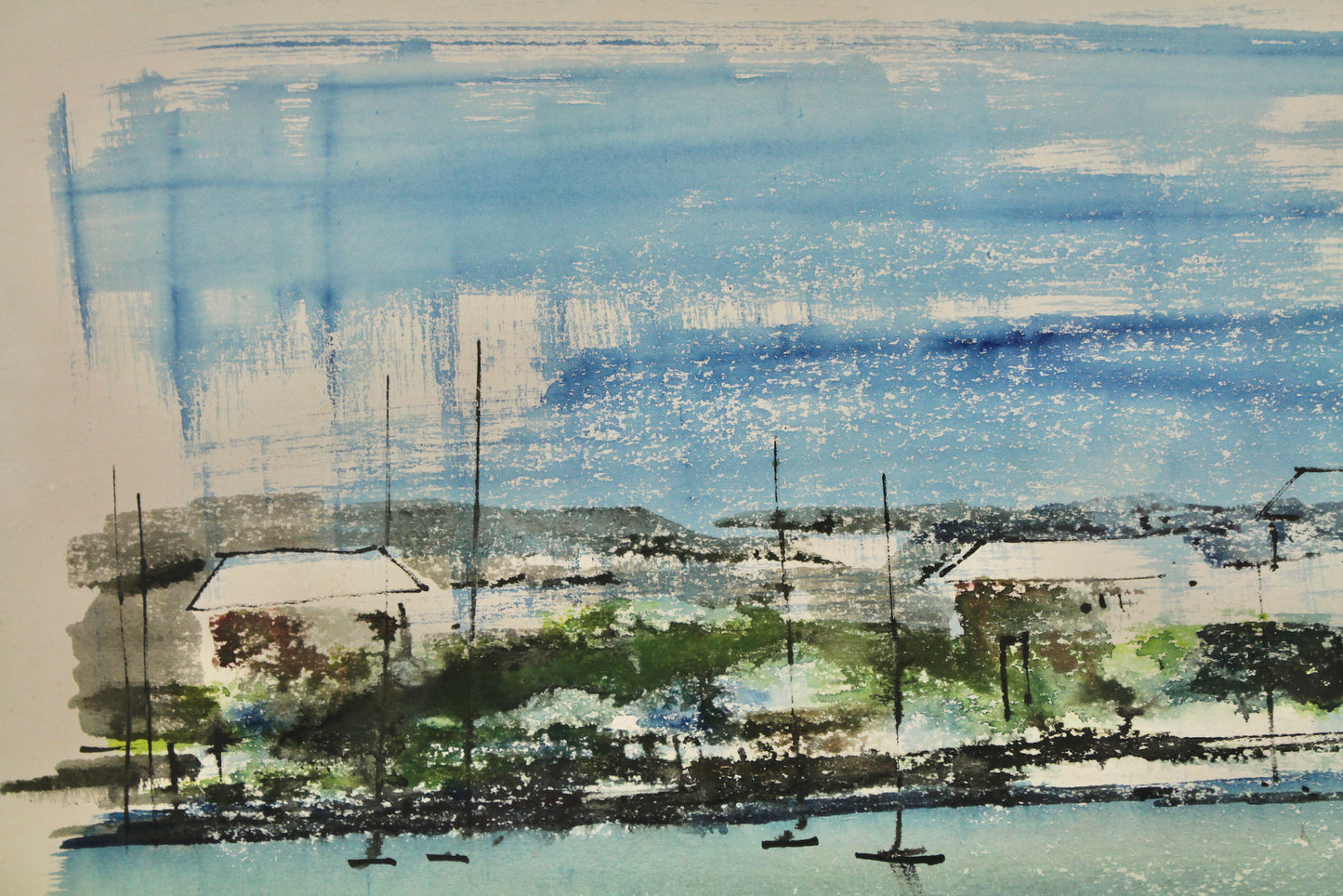 "Bermuda Harbor" Alfred Birdsey Print