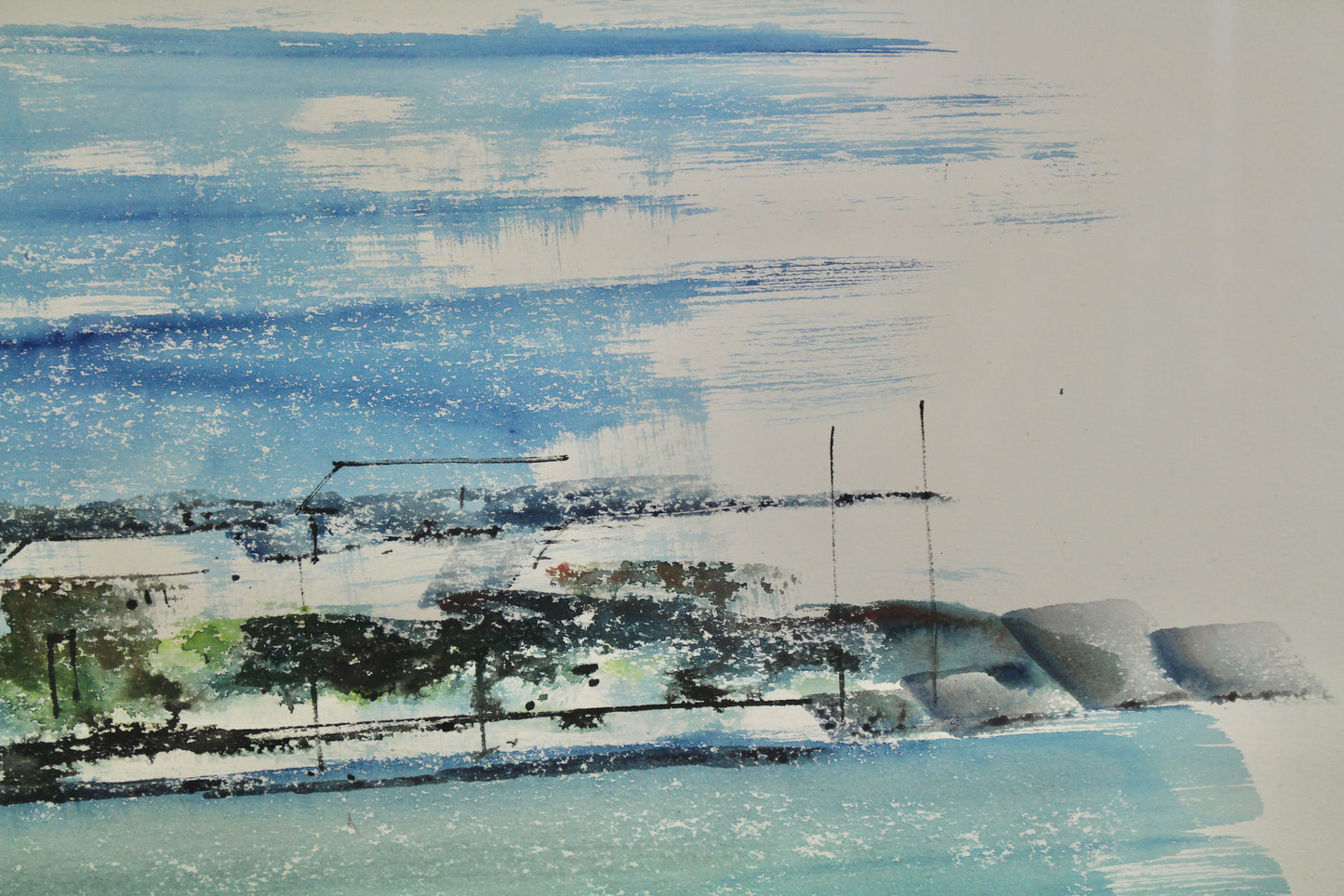 "Bermuda Harbor" Alfred Birdsey Print