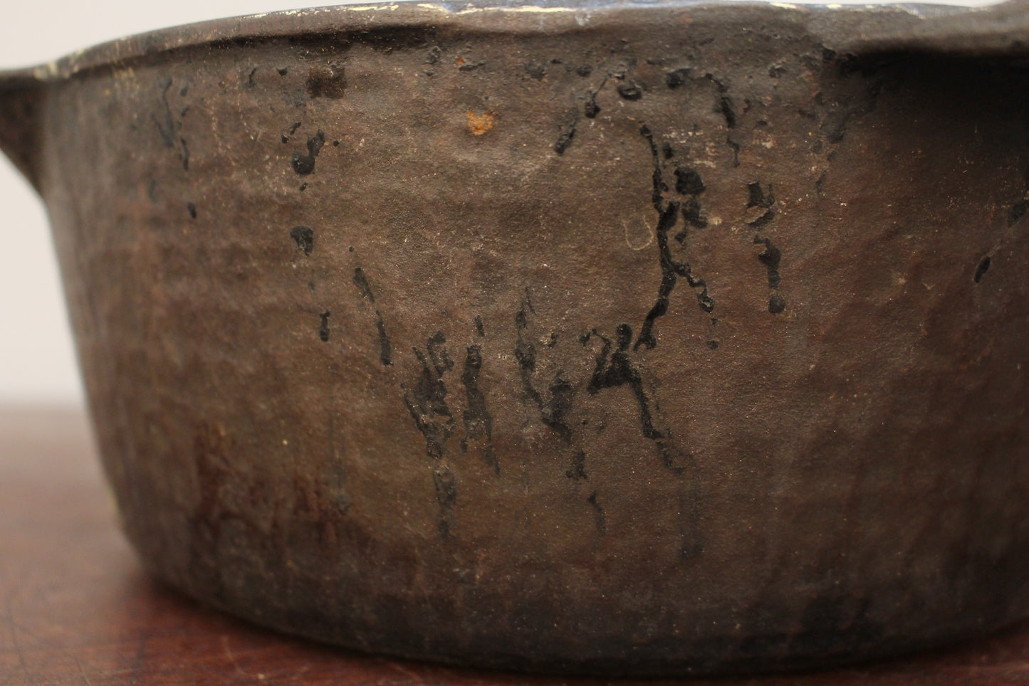Rustic Cast Iron Pot