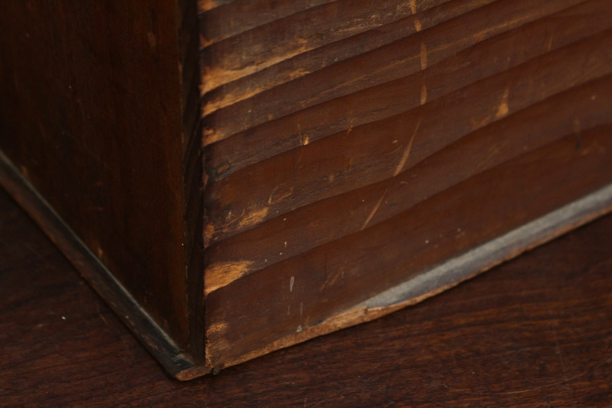 Dark Wood 5-Drawer Organizer