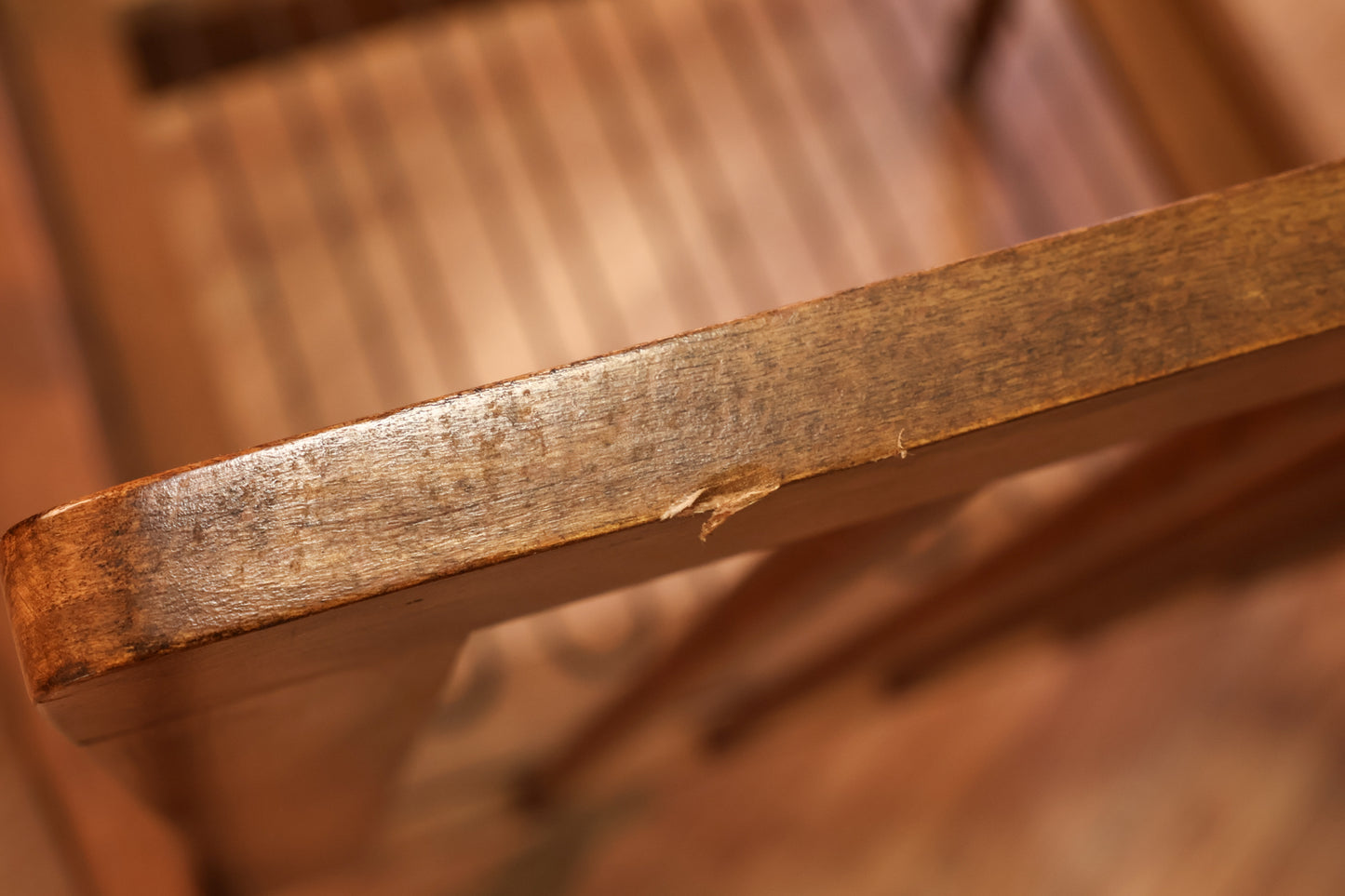 Mid Century Walnut Lounge Chair Frame - ONLINE ONLY