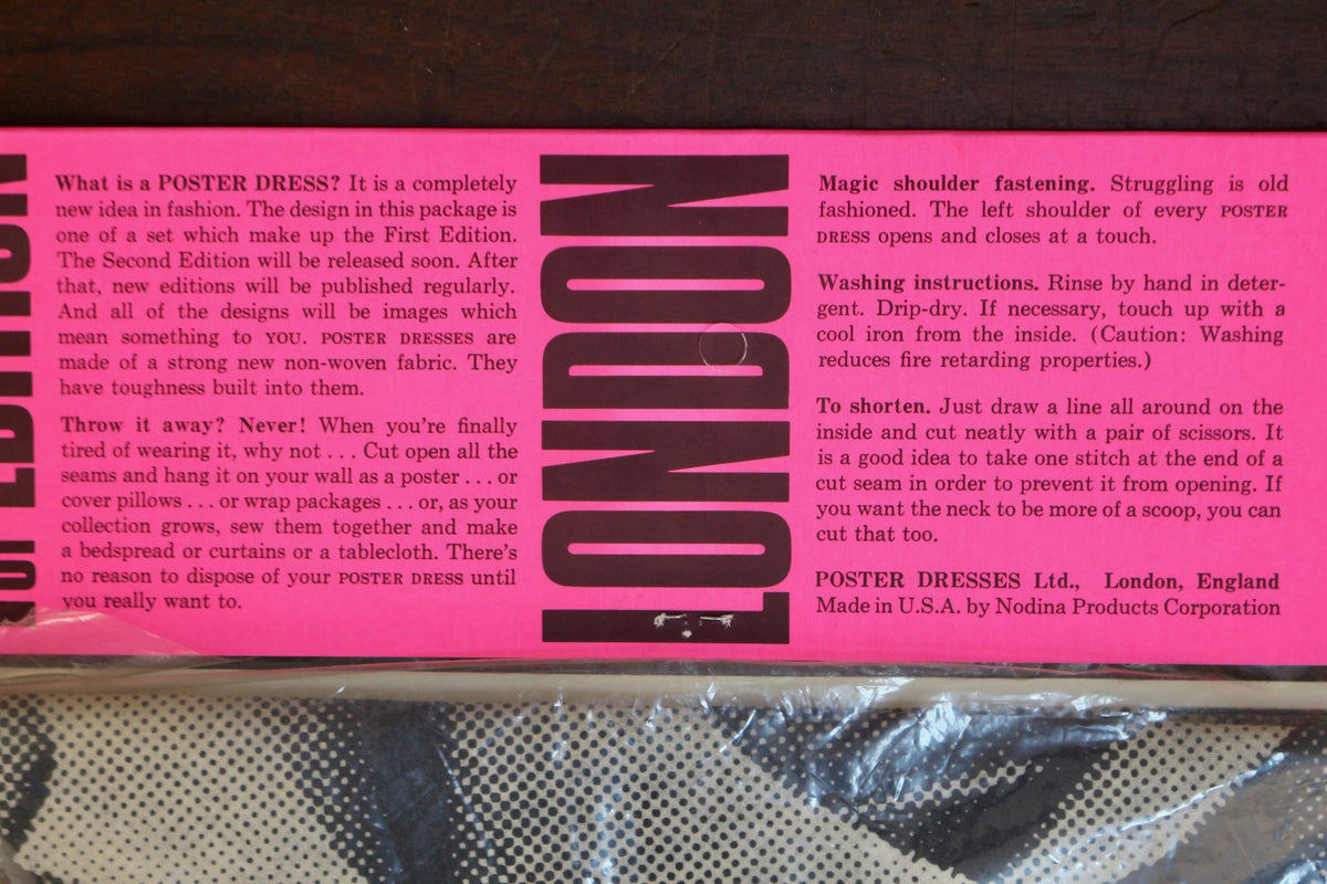 Sealed 1968 Poster Dress
