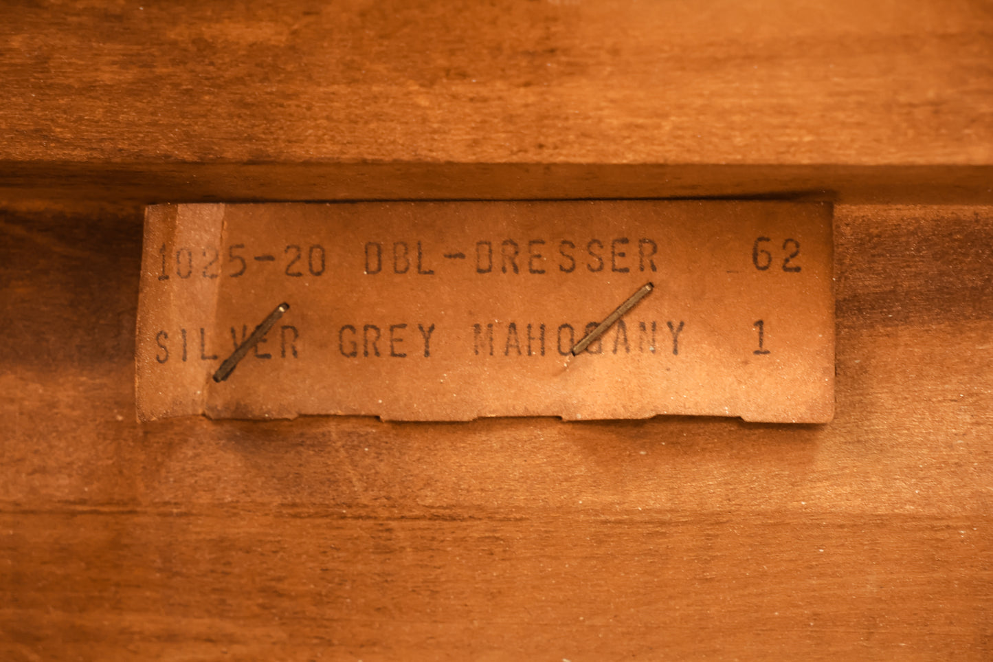 Ash Mahogany 6-Drawer Dresser