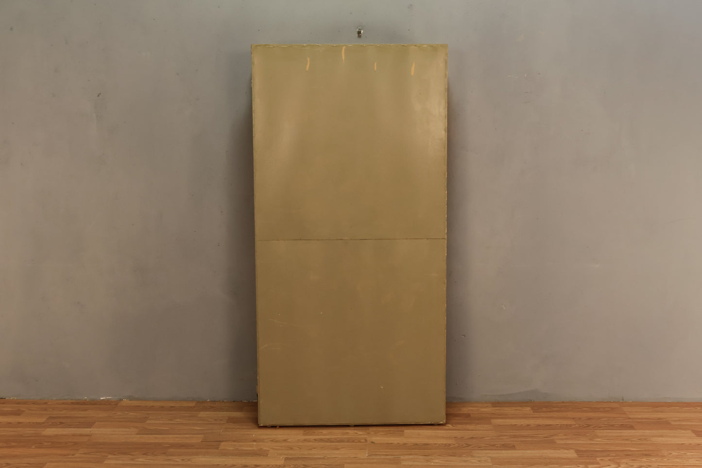 Large Abstract Metallic 4-Panel Room Divider