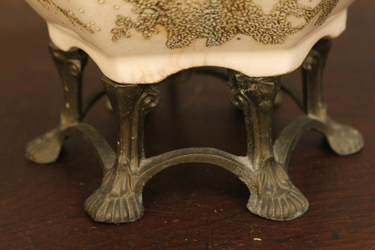 Porcelain & Brass Table Lamp