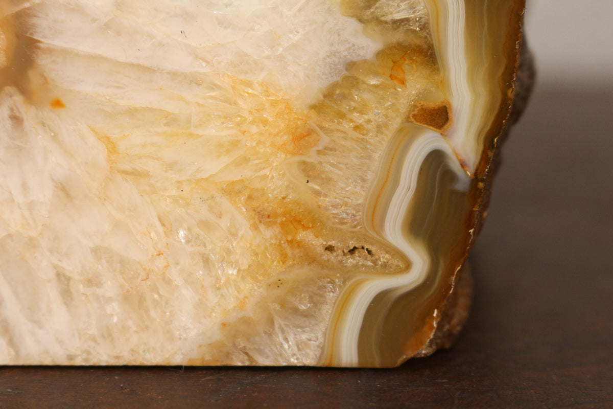 Single Geode Bookend
