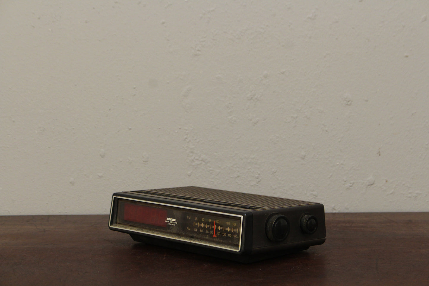 Prop 1980s Seville Clock Radio