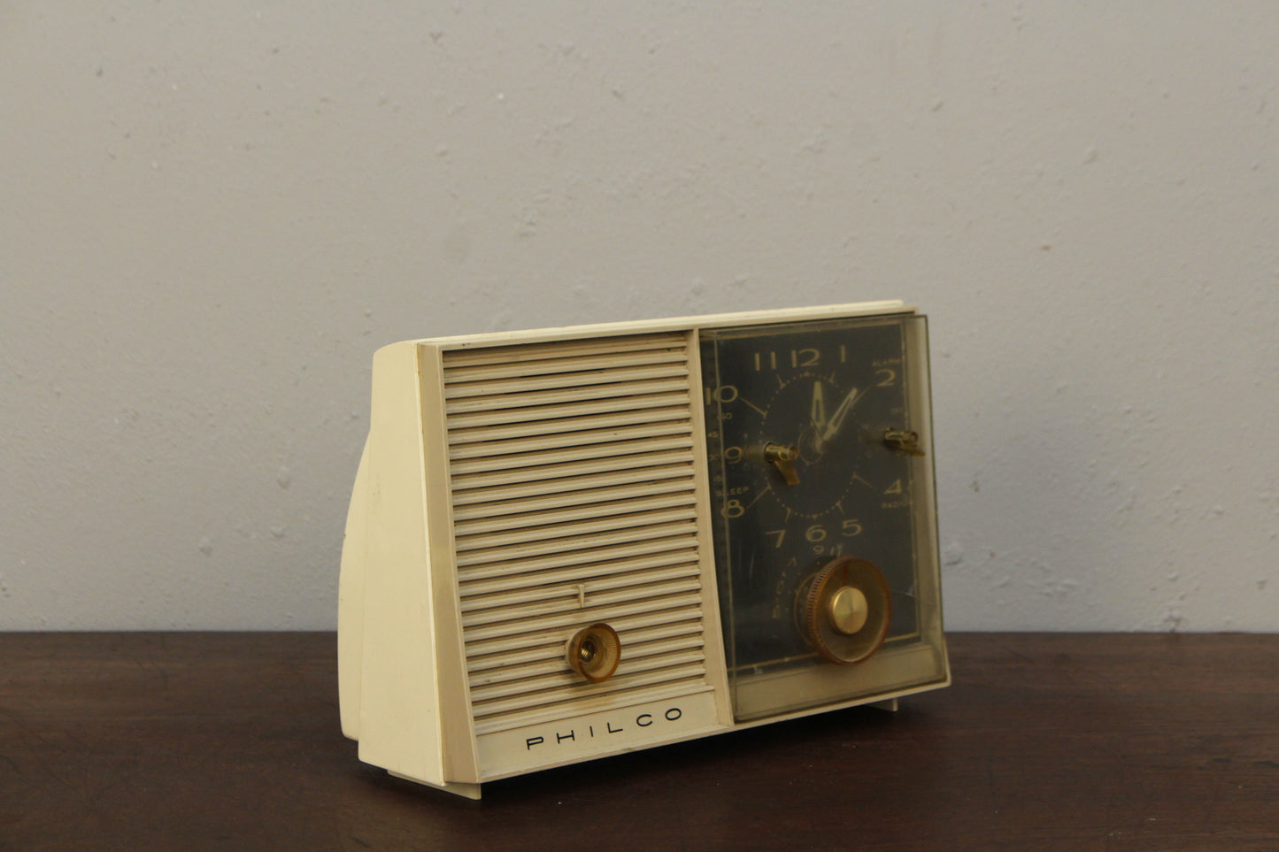 Prop 1960s Philco Clock Radio