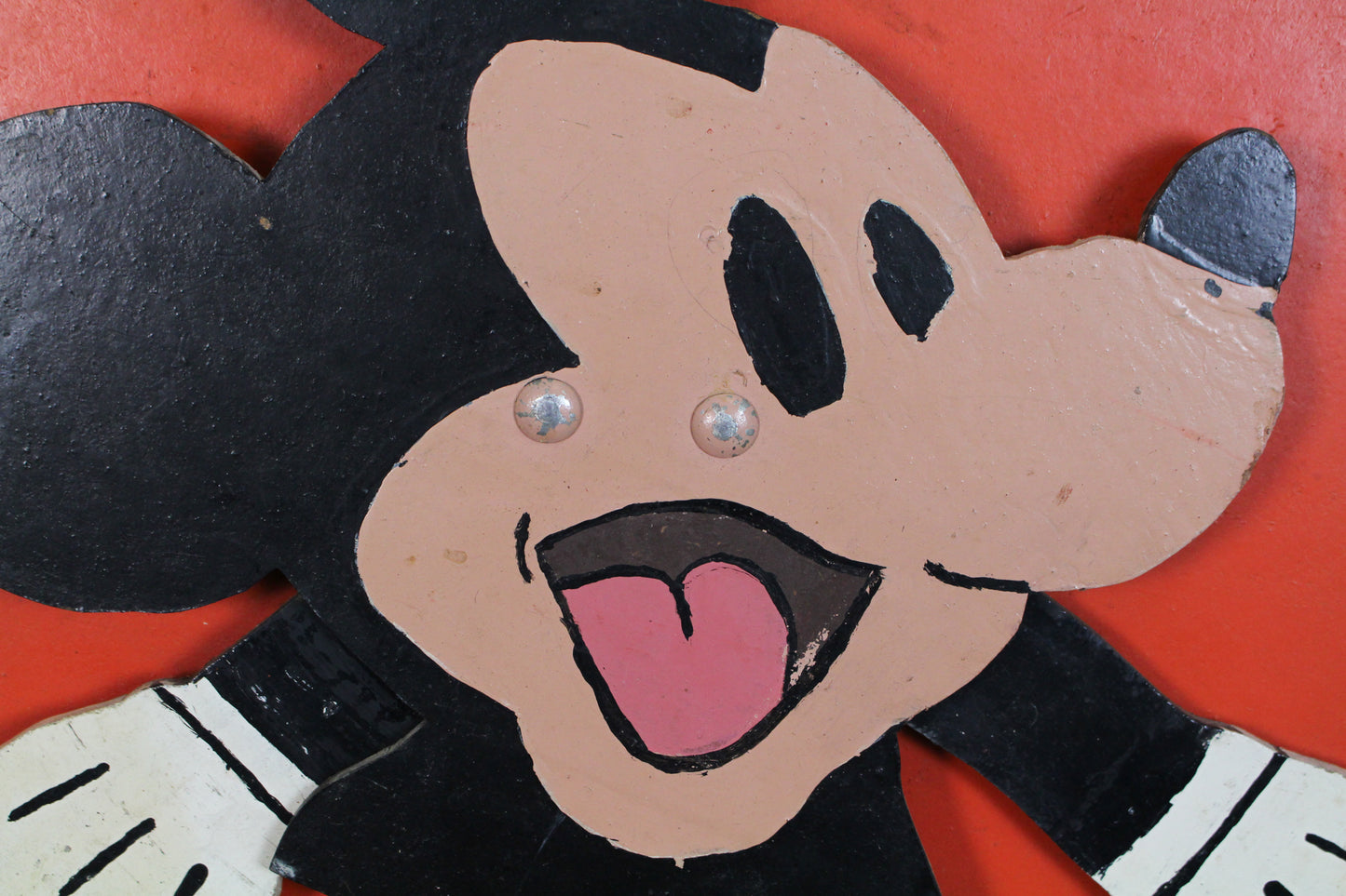 Handmade Mickey Mouse Interactive Clock