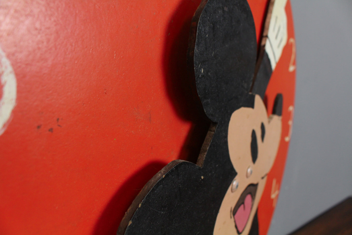 Handmade Mickey Mouse Interactive Clock