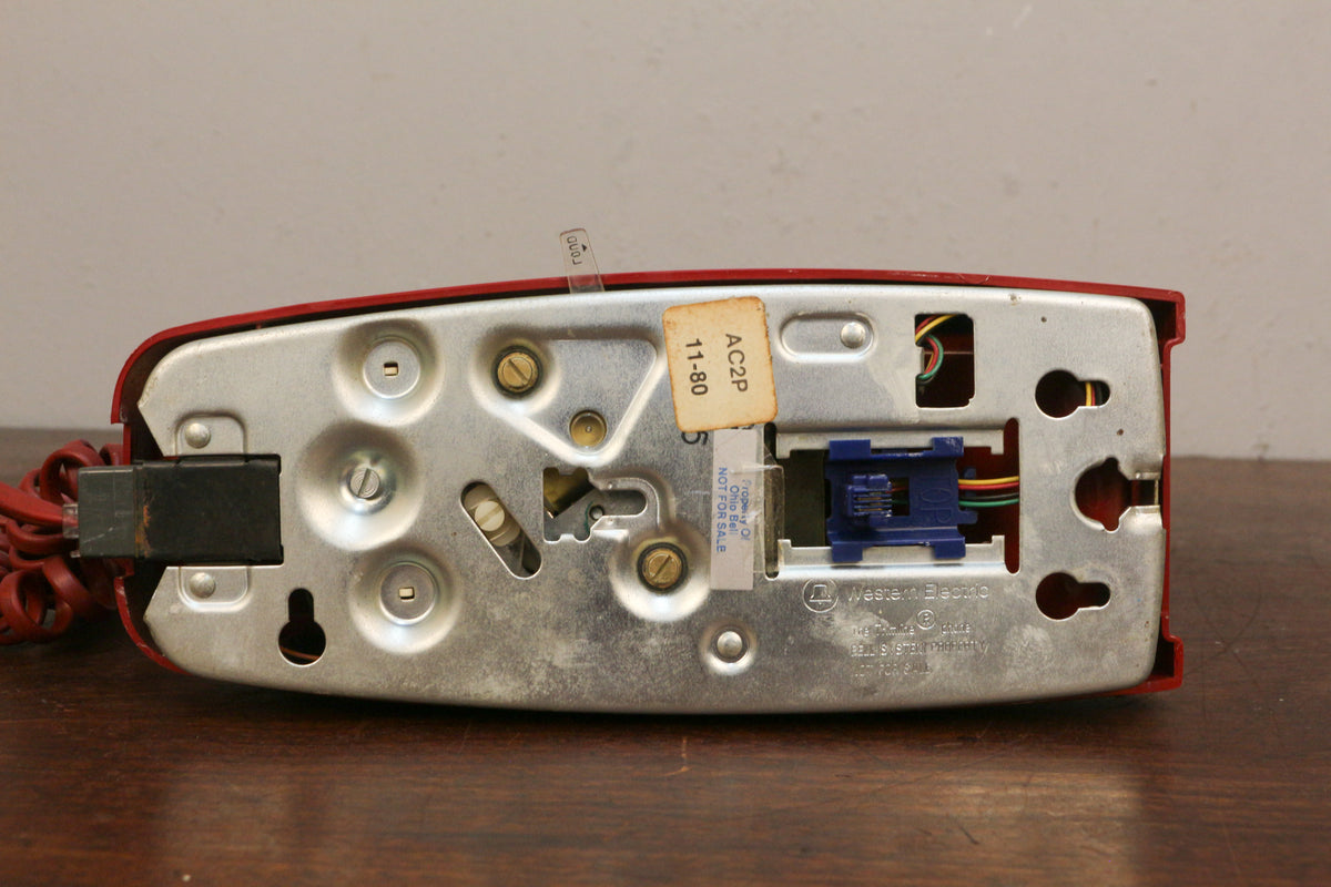 Red Trimline Touchtone Phone