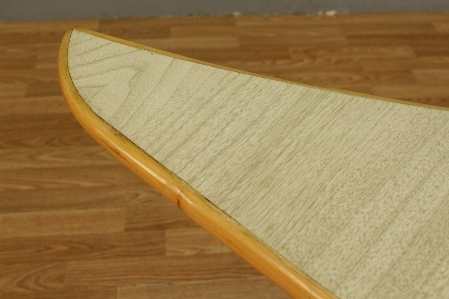 Bamboo & Laminate Corner End Table