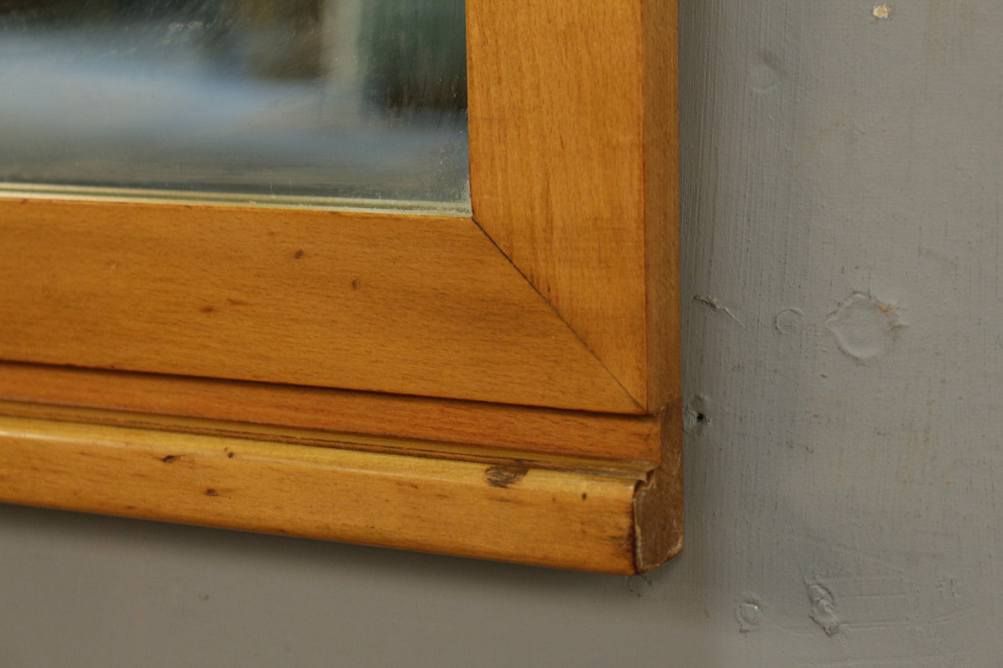 Large Maple Mirror