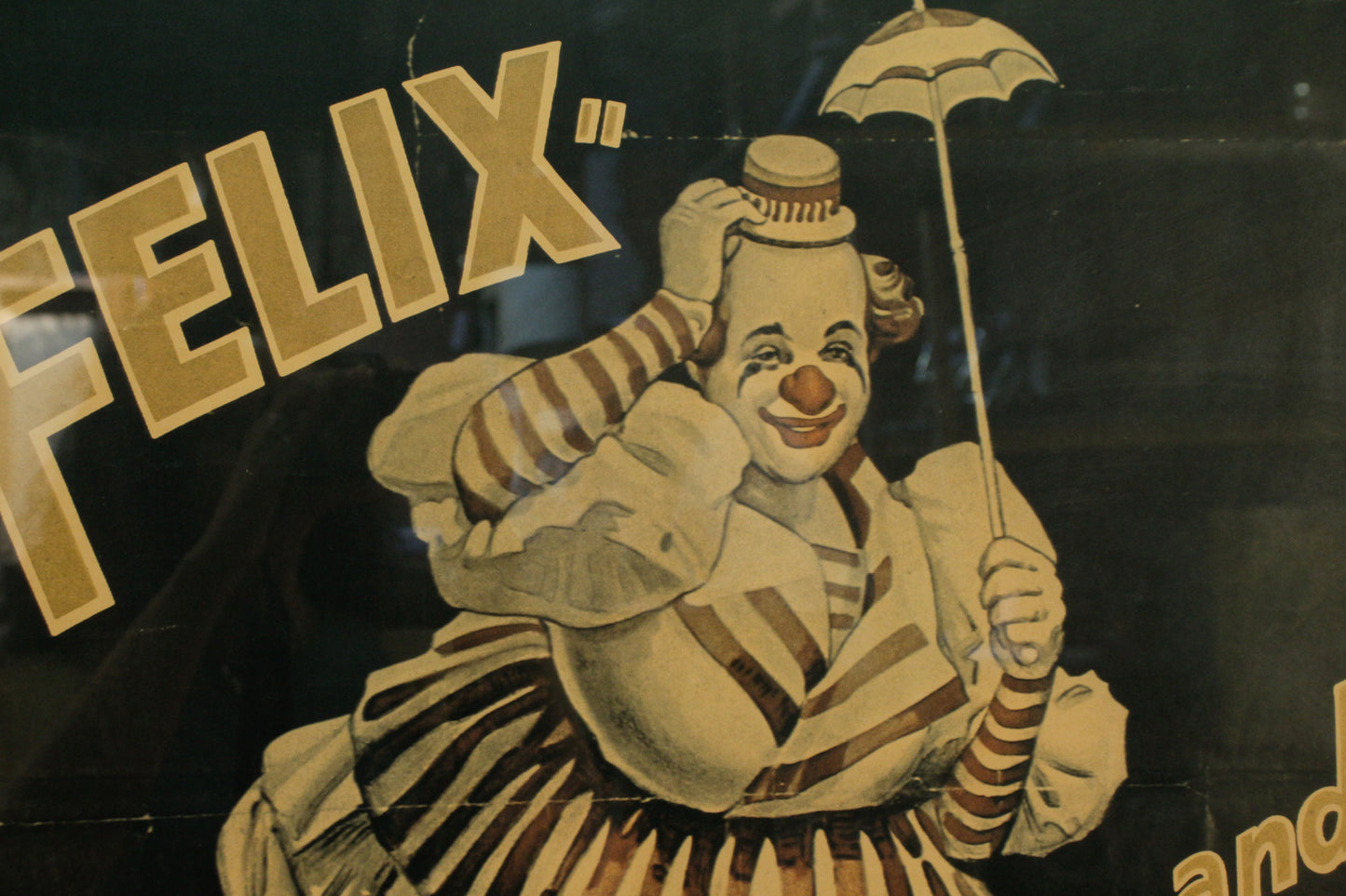 "Felix the Clown" Reproduction Print