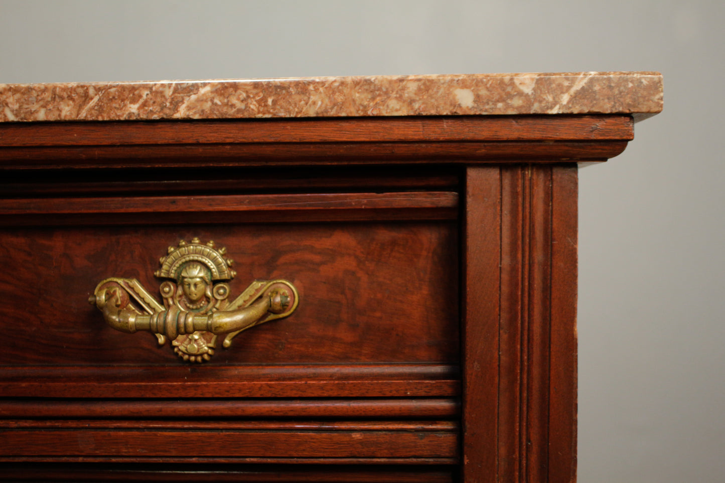 Victorian Marble-Top 5-Drawer Dresser - ONLINE ONLY