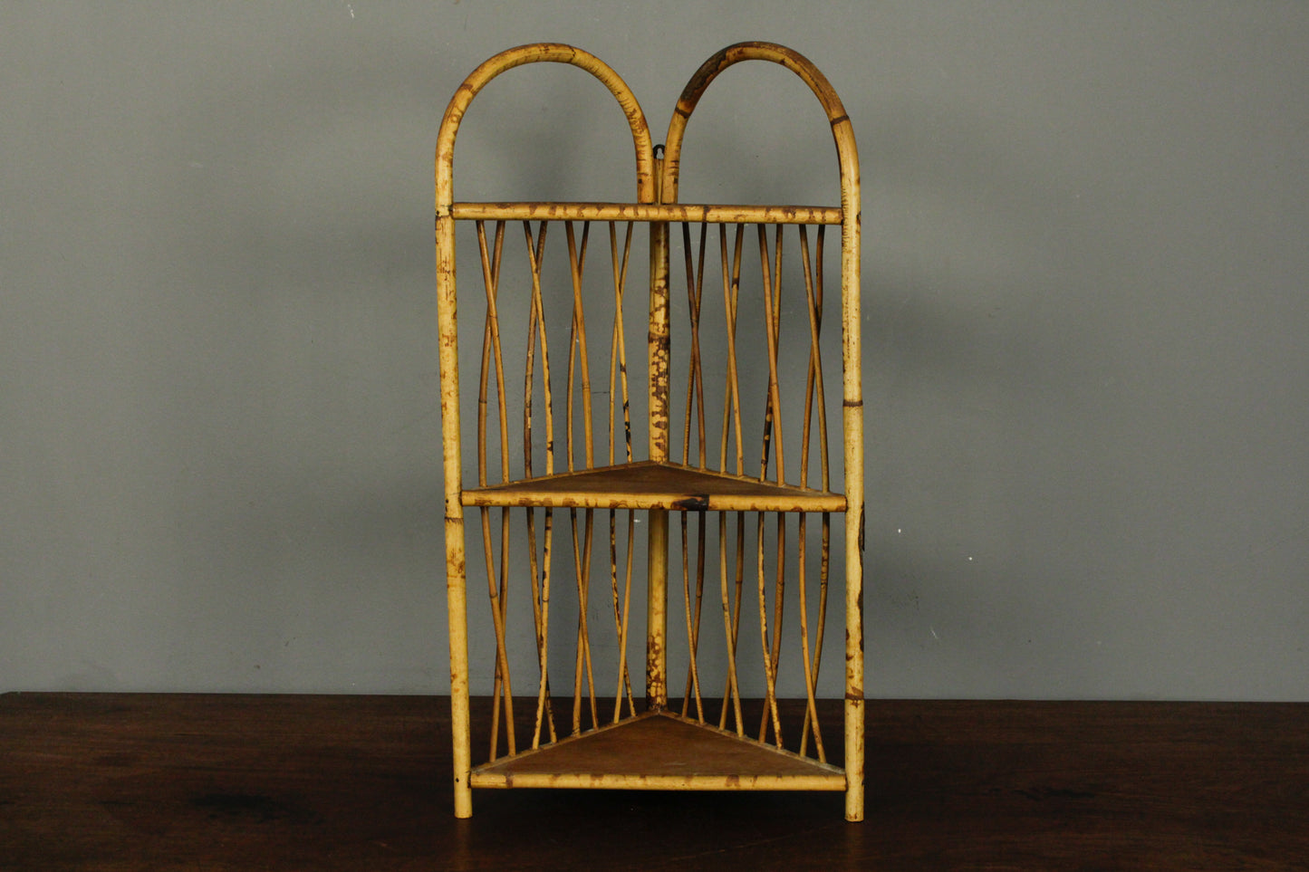 Small Bamboo Corner Shelf
