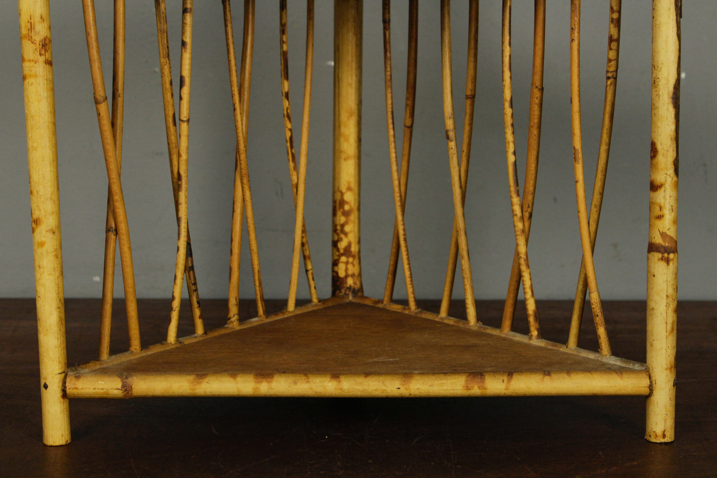 Small Bamboo Corner Shelf