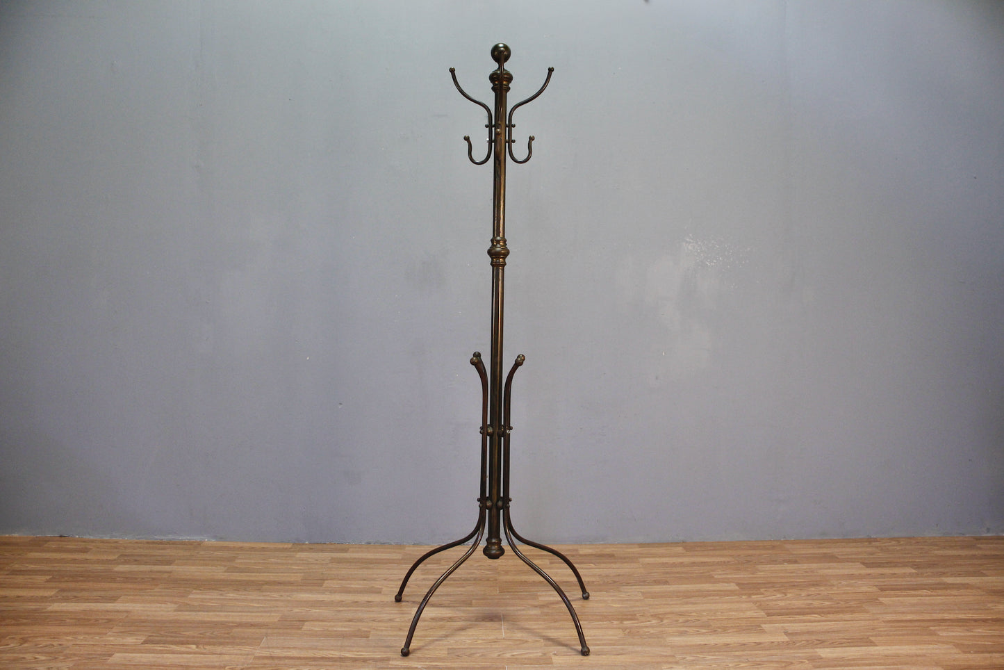Ornate Brass Coat Rack