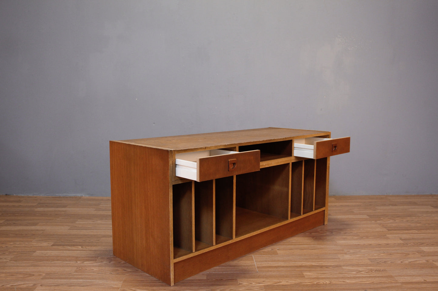 Two-Toned Danish Teak Expanding Console