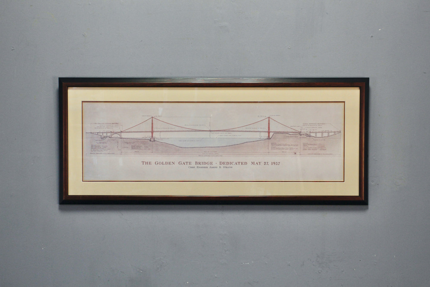 Golden Gate Bridge" Print