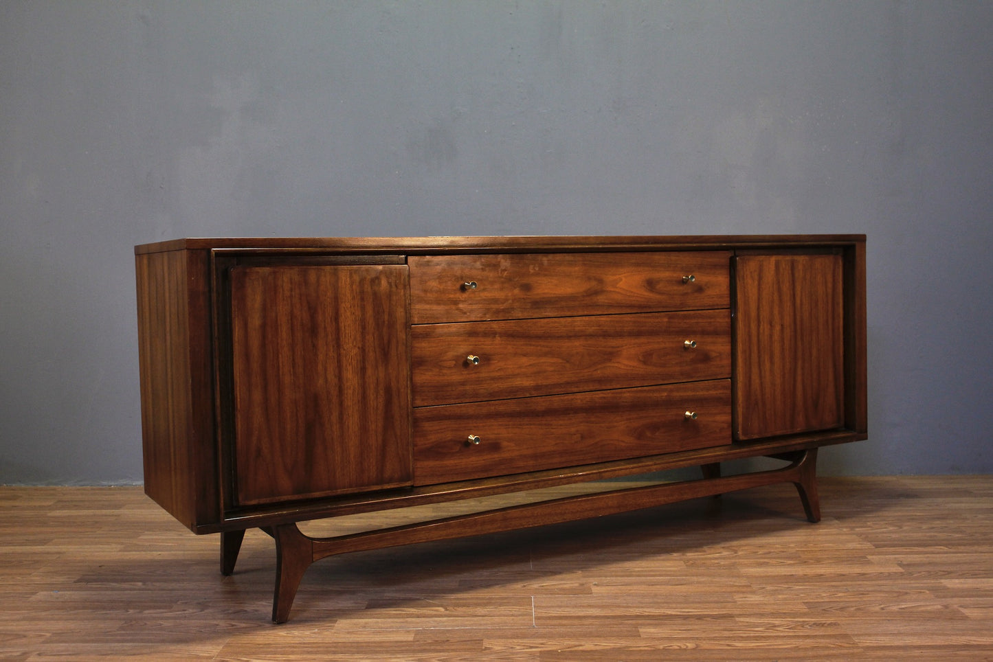 Kent Coffey "Insignia" 9-Drawer Credenza