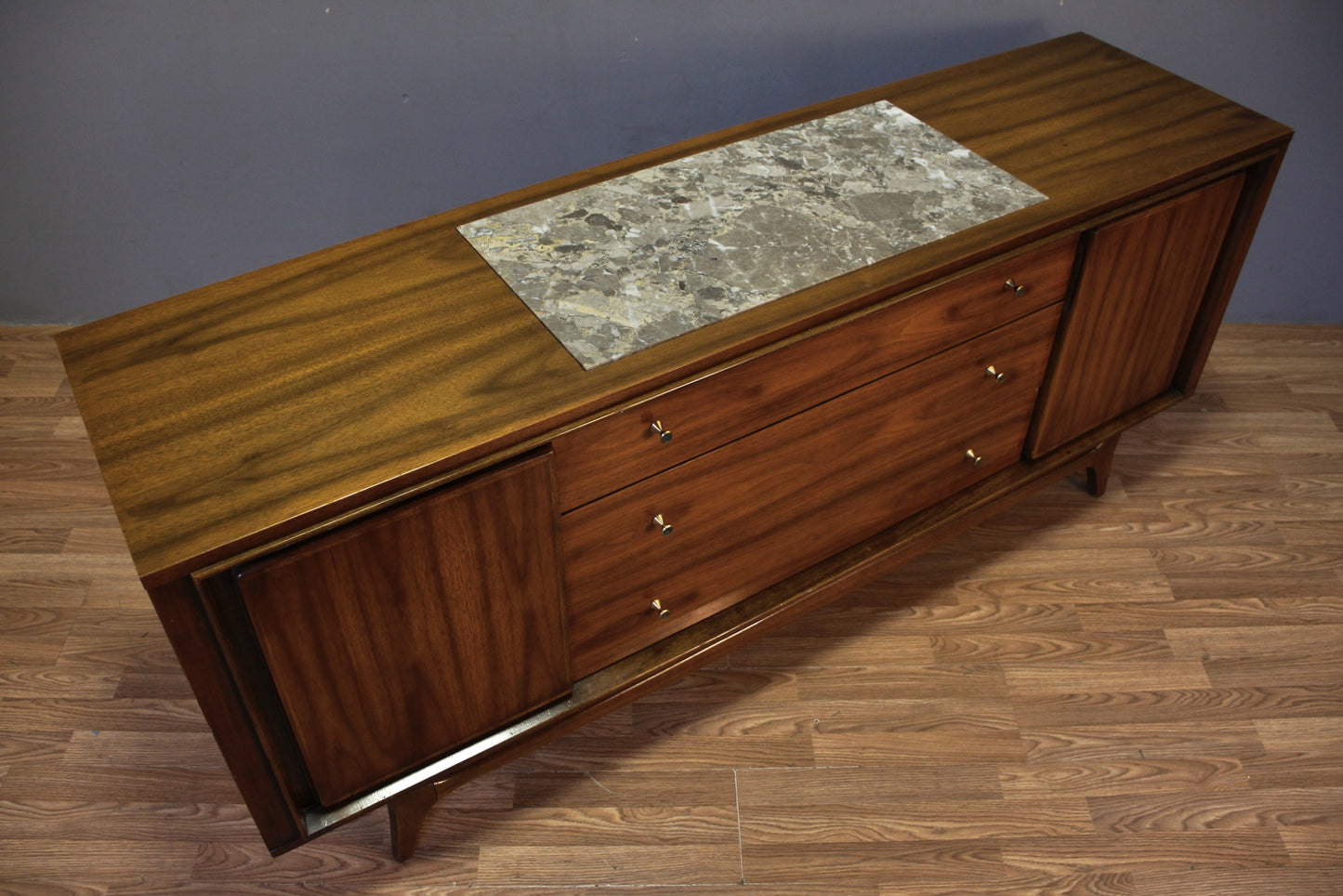 Kent Coffey "Insignia" 9-Drawer Credenza