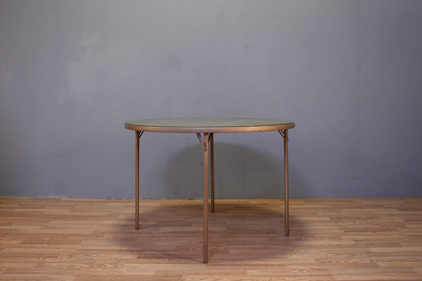 Samsonite Metal & Sage Vinyl Folding Table