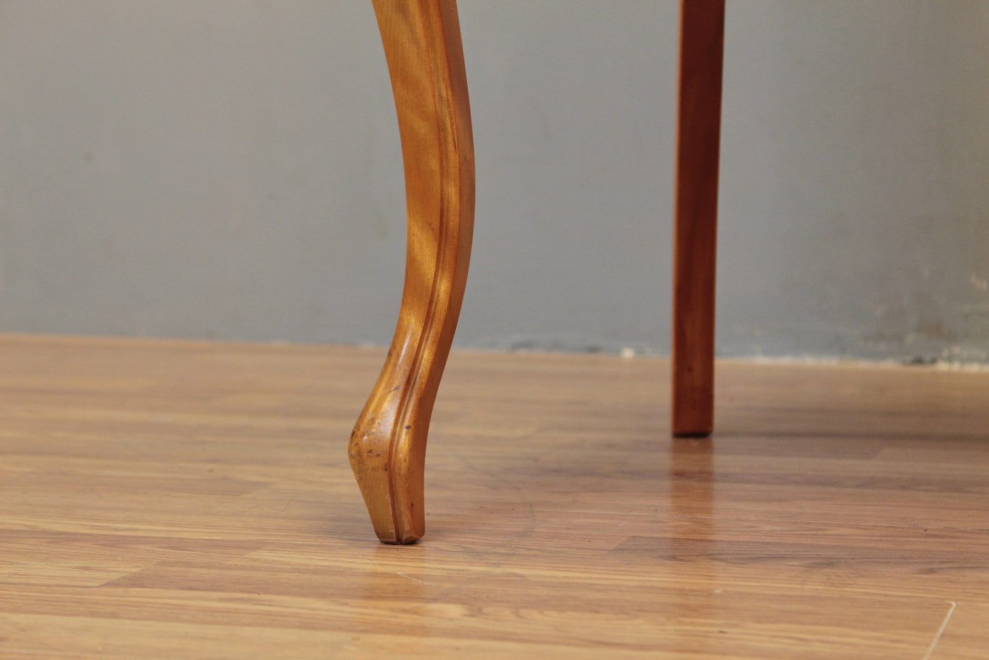 French Provincial Cane & Black Side Chair