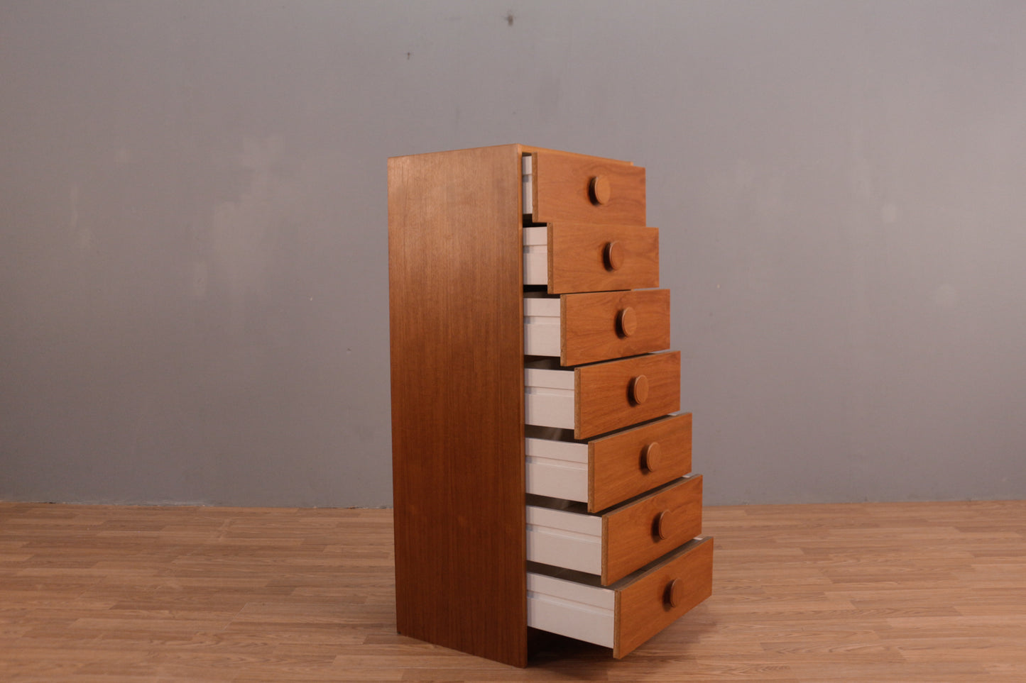 Swedish 7-Drawer Teak Lingerie Chest