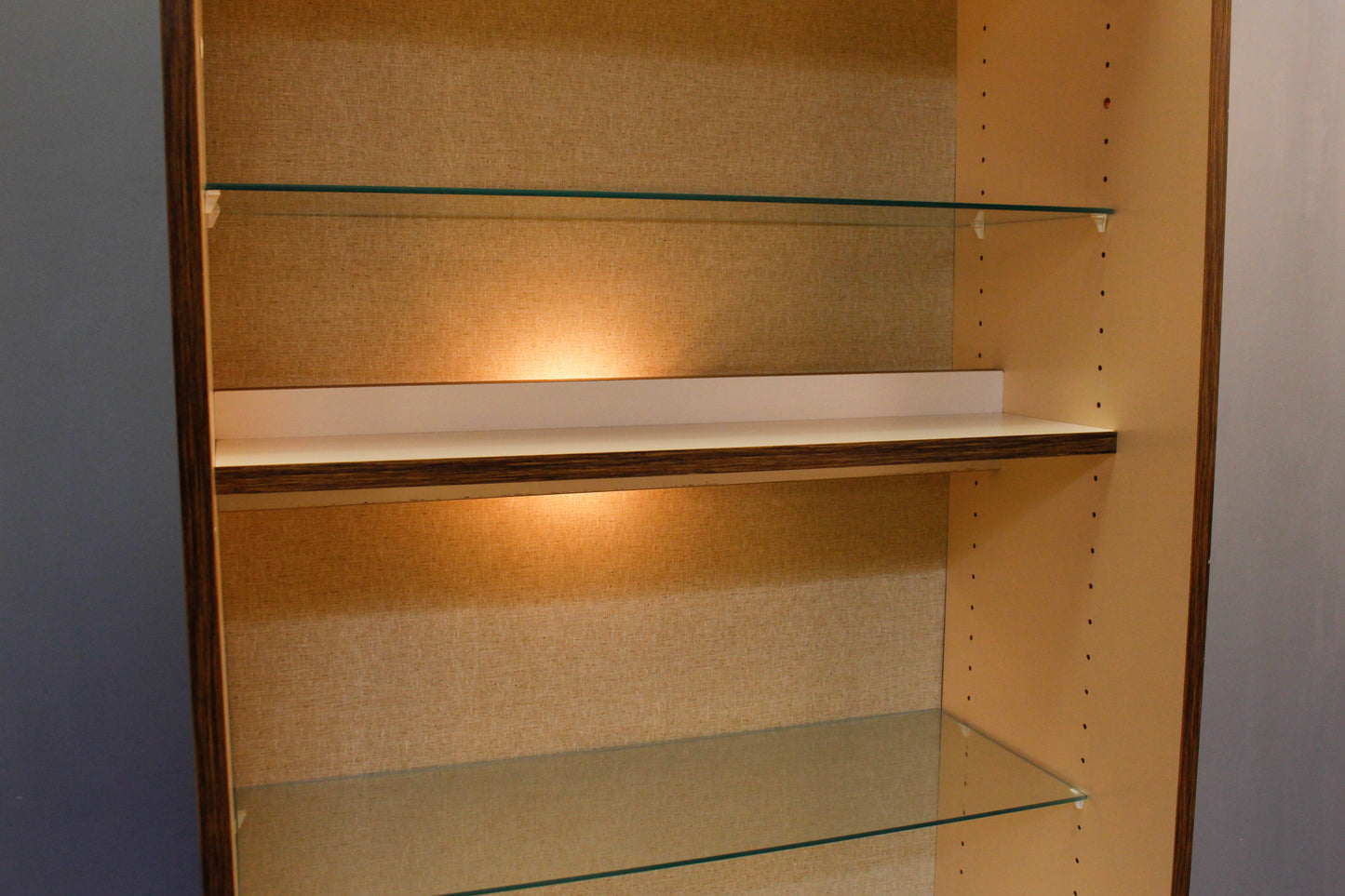 Laminate Illuminated 2-Door Wall Unit