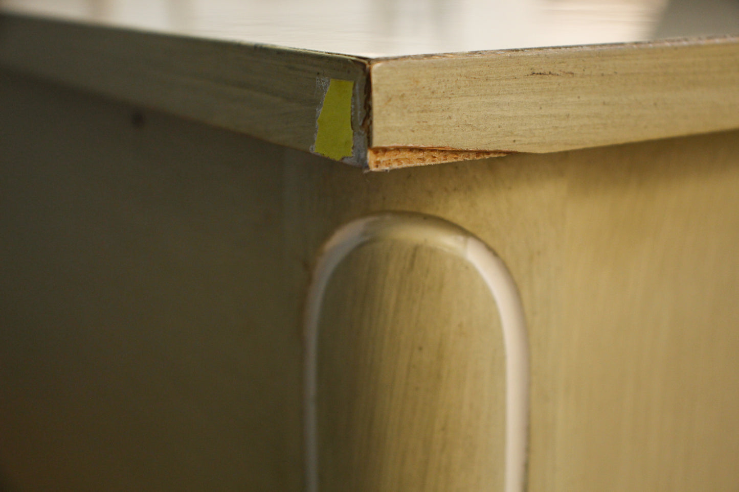 French Provincial Honeydew 4-Drawer Desk - ONLINE ONLY