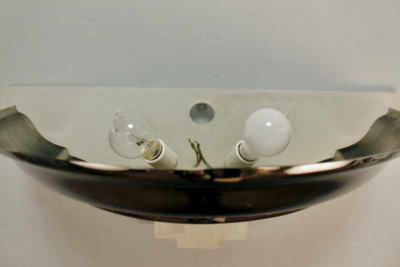 Large Karl Springer Deco Revival Sconce