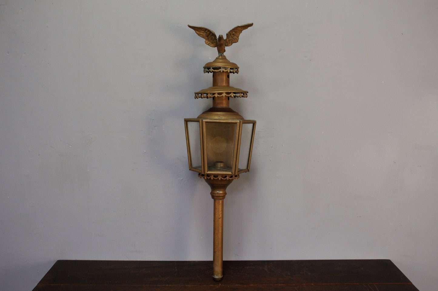 Pair of Brass Carriage Lanterns