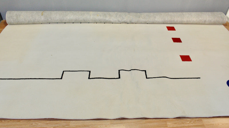 Large Kandinsky-Style Area Rug - ONLINE ONLY